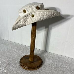 Vintage Canadian Outdoors Beige Safari Adventure Hat Bucket Hat Fisherman Hat